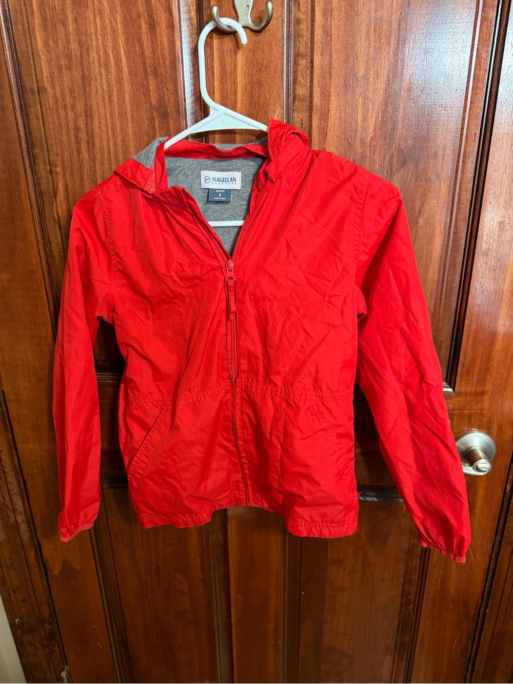 Magellan Outdoors Youth Red and Gray Jacket
